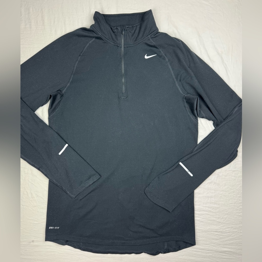Nike element‎ Black Dri-FIT Quarter-Zip Performance shirt